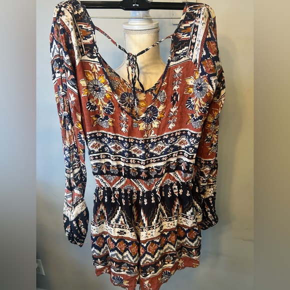 Billabong Multicolor Romper Jumpsuit - Picture 2 of 2